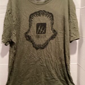 Hunter Green Men's fintech graphic T-Shirt x large